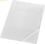 Herlitz Gummizugmappe A4 PP farblos transluzent
