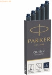 Parker Tintenpatrone Quink VE=5 St&uuml;ck schwarz-blau