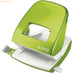 Leitz B&uuml;rolocher NeXXt Wow Metall 30 Blatt gr&uuml;n
