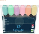 Schneider Textmarker Job Pastell sortiert 6er Etui