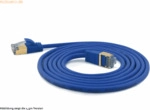 wantec wantecWire Patchkabel CAT7 extrad&uuml;nn SSTP blau 0,50m