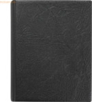 Brunnen Ringbuch A6 4 Ringe 11mm incl. Einlage schwarz