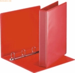 10 x Esselte Pr&auml;sentationsringbuch A4 4 Ringe 30mm rot