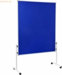 Legamaster Moderationswand Economy Filz 150x120cm blau