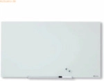 Nobo Glastafel Diamond magnetisch 993x559mm wei&szlig;