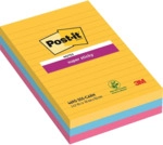 Post-it Haftnotiz Super Sticky Notes - 101 x 152 mm liniert 3x 90 Blat