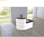 Kerkmann Theke Cento 2 BxT 180x95cm wei&szlig;/anthrazit