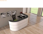 Kerkmann Theke Cento 6 BxT 260x180cm wei&szlig;/anthrazit