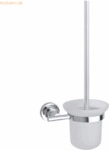 Tesa WC-B&uuml;rstengarnitur Luup verchromt inkl. Klebel&ouml;sung