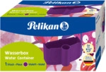 PELIKAN Wasserbecher mit Pinselhalter - violett.