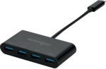 Kensington USB-Hub CH1200 4-Port USB-C schwarz