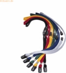 Durable Textilband 10mm mit Sicherheitsverschluss schwarz VE=10 St&uuml;ck