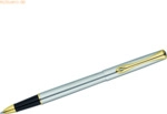 Diplomat Tintenroller Traveller Edelstahl gold