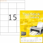 TopStick Universal-Etiketten Papier wei&szlig; selbstklebend 70x50,8mm 100 B