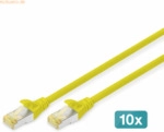 Assmann DIGITUS CAT 6A S-FTP Patchk. Cu, LSZH AWG 26/7, 1 m, 10er, GE