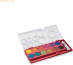 Lamy Deckfarbkasten aquaplus 1222609 12Farben rot