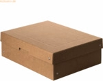 5 x Falken PURE Box Nature A4 100mm F&uuml;llh&ouml;he braun