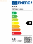 Maul Standleuchte MAULsenja 8258802 LED wei&szlig;