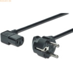 Assmann DIGITUS Netzkabel CEE 7/7 C13 Typ-F St/Bu 90 Grad gewinkelt 1.