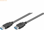Goobay USB Verl&auml;ngerungskabel 93999 USB 3.0 3m A-Stecker/A-Buchse schw