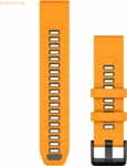 Garmin Garmin Ersatzarmband QuickFit 22mm Silikon Orange/Graphit