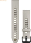 Garmin Garmin Ersatzarmband QuickFit 20mm Silikon Nebelgrau/Sandstein