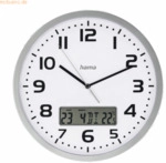 Hama Wanduhr Moorea 00185878 30cm silber Hama Wanduhr Moorea 00185878 30cm silber