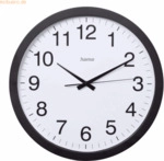 Hama Wanduhr Aruba 00185876 ger&auml;uscharm schwarz