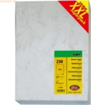 Sigel Designpapier Marmor A4 90g/qm VE=250 Blatt grau