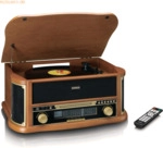 Lenco LENCO TCD-2551 Plattenspieler Holzgeh&auml;use USB Kassette, Holz