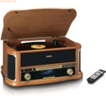 Lenco LENCO TCD-2571 Plattenspieler Holzgeh. USB Kassette DAB+, Holz