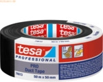 Tesa Reparaturband Duct Tape Pro 50mm x 50m schwarz