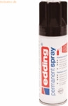 Edding Acryl-Farblack Permanentspray tiefschwarz gl&auml;nzend RAL9005