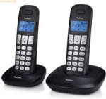 PROFOON PROFOON PDX-1120 - DECT-Telefon mit 2 Mobilteilen, schwarz