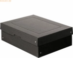 5 x Falken PURE Box Black A4 100mm F&uuml;llh&ouml;he schwarz