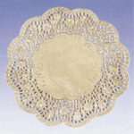 Tortenspitzen - &Oslash; 36 cm 4 St&uuml;ck gold.