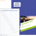 Avery Zweckform Formularbuch Fahrtenbuch A5 RC PKW 32 Blatt mit Ausf&uuml;l