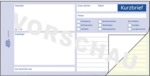Avery Zweckform Formularbuch Kurzbrief 1/3 A4 VE=2x40 Blatt