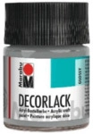 Marabu Decorlack Acryl - Metallic-Silber 782 50 ml.