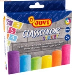Jovi Stra&szlig;enmalkreide Classcolor Street VE=6 St&uuml;ck farbig Staubschutzb