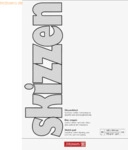 3 x Brunnen Skizzenblock A2 190g/qm 50 Blatt