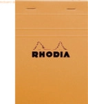 10 x Rhodia Notizblock Nr. 13 A6 10,5x14,8cm 80 Blatt 80g kariert oran