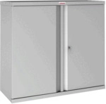 Phoenix Stahlschrank SCL0891GGK 2 T&uuml;ren 1 Boden grau/grau Schl&uuml;ssel