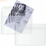 Blanke Briefumschl&auml;ge Offset transparent C6 100g/qm HK VE=100 St&uuml;ck we