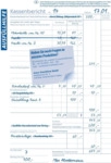 Avery Zweckform Formularbuch Kassenbericht A5 VE=50 Blatt mit Ausf&uuml;llh