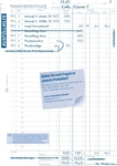 Avery Zweckform Formularbuch Kassenabrechnung A4 VE=2x50 Blatt mit Aus