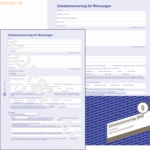 5 x Avery Zweckform Vordruck Mietvertrag A4 4-seitig