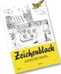 20 x Folia Zeichenblock mit Leinenecken 120g/qm DIN A4 10 Blatt.