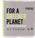 memo K&uuml;chenrolle Recycling Strong & Dry H2171 3-lagig 102 Blatt 2 Role