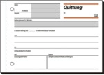10 x Sigel Formularbuch Quittung A6 quer VE=50 Blatt